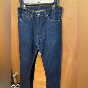Levi's 513 Dark Blue Straight Jeans